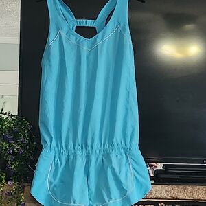 Lululemon Athletica Blue Sleeveless Jumpsuit